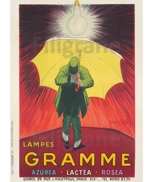 PUB LAMPES GRAMME Rf183-POSTER/REPRODUCTION d1 AFFICHE VINTAGE Comparez et commandez 