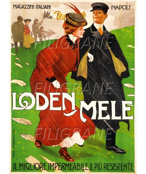 PUB LODEN MELE MAGAZINE Rtyi-POSTER/REPRODUCTION d1 AFFICHE VINTAGE les ctes