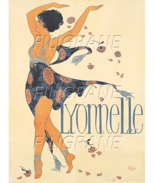 PUB LYONNELLE Rhgo-POSTER/REPRODUCTION d1 AFFICHE VINTAGE s'inspire de l'anatomie humaine