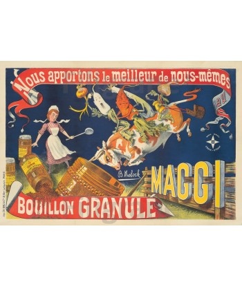 PUB MAGGI BOUILLON GRANULé Rptb-POSTER/REPRODUCTION d1 AFFICHE VINTAGE acheter