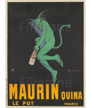 PUB MAURIN QUINA le PUY Rf72-POSTER/REPRODUCTION d1 AFFICHE VINTAGE s'inspire de l'anatomie humaine