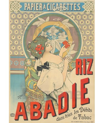 PUB PAPIER RIZ ABADIE Rf238-POSTER/REPRODUCTION d1 AFFICHE VINTAGE soldes