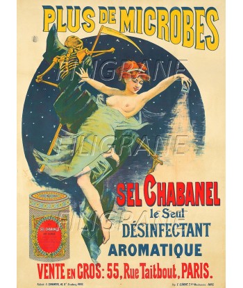 PUB SEL CHABANEL  Rzod-POSTER/REPRODUCTION d1 AFFICHE VINTAGE le concept de la Pate a emporter 