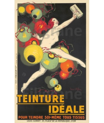 PUB TEINTURE IdéALE Rf201-POSTER/REPRODUCTION d1 AFFICHE VINTAGE les muscles