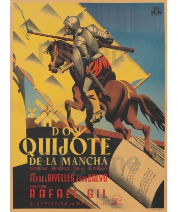 SPECTACLE DON QUIJOTE Rewe-POSTER/REPRODUCTION d1 AFFICHE VINTAGE Vous souhaitez 