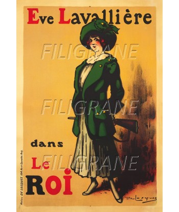 SPECTACLE Eve LAVALLIèRE LE ROI Ripv-POSTER/REPRODUCTION d1 AFFICHE VINTAGE vous aussi creer 