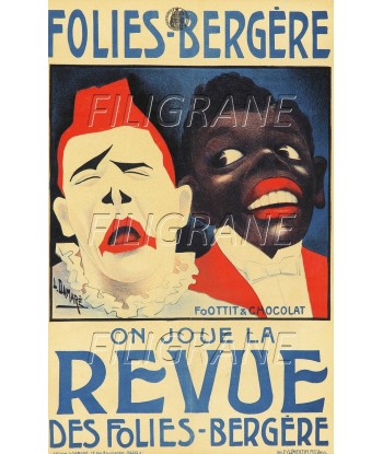 CIRQUE FOTTIT & CHOCOLAT CLOWN  Rpal-POSTER/REPRODUCTION d1 AFFICHE VINTAGE online