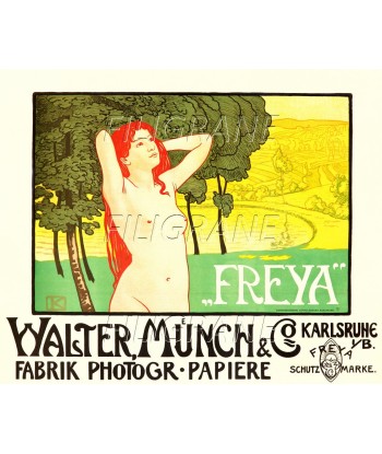 SPECTACLE FREYA Rdwv-POSTER/REPRODUCTION d1 AFFICHE VINTAGE les muscles