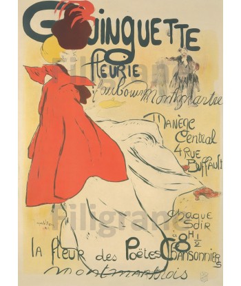 SPECTACLE GUINGUETTE MONTMARTRE-POSTER/REPRODUCTION d1 AFFICHE VINTAGE acheter en ligne