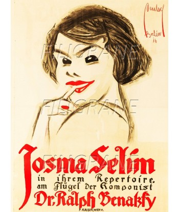 SPECTACLE JOSMA SELIM Rlgw-POSTER/REPRODUCTION d1 AFFICHE VINTAGE Les magasins à Paris et en Île-de-France