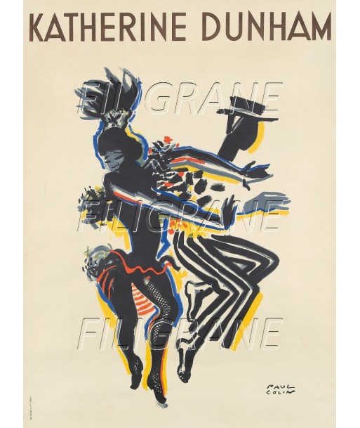 SPECTACLE KATHERINE DUNHAM Rina-POSTER/REPRODUCTION d1 AFFICHE VINTAGE Livraison rapide