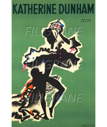 SPECTACLE KATHERINE DUNHAM Rzpu-POSTER/REPRODUCTION d1 AFFICHE VINTAGE outlet