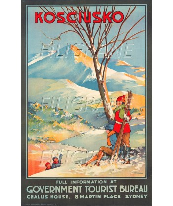 DIVERS KOSCIUSKO  Rvah-POSTER/REPRODUCTION d1 AFFICHE VINTAGE la livraison gratuite