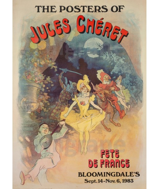 PUB JULES ChéRET Ravh-POSTER/REPRODUCTION d1 AFFICHE VINTAGE hantent personnes