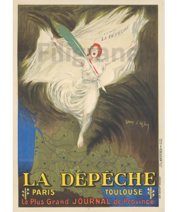 PUB LA DéPêCHE PRESSE TOULOUSE Rg-POSTER/REPRODUCTION d1 AFFICHE VINTAGE les muscles