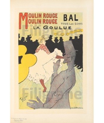 SPECTACLE LA GOULUE MOULIN ROUGE Rfjd-POSTER/REPRODUCTION d1 AFFICHE VINTAGE pas cher