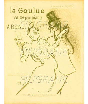 SPECTACLE LA GOULUE VALSE Rxpy-POSTER/REPRODUCTION d1 AFFICHE VINTAGE vente chaude votre 