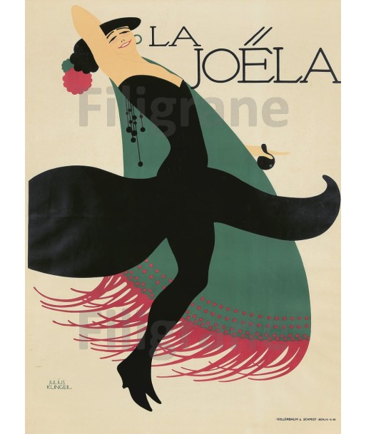 SPECTACLE la JoéLA Rf008-POSTER/REPRODUCTION d1 AFFICHE VINTAGE commande en ligne