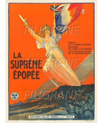 FILM LA SUPRêME éPOPéE  Rnyc-POSTER/REPRODUCTION d1 AFFICHE VINTAGE outlet