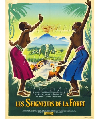 SPECTACLE LES SEIGNEURS de la FORêT Risi-POSTER/REPRODUCTION d1 AFFICHE VINTAGE shop