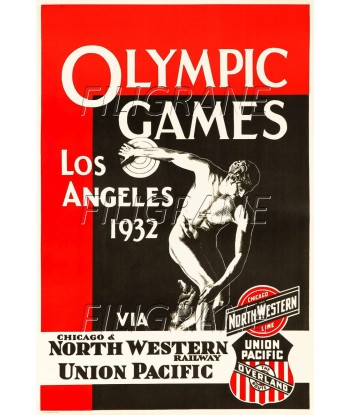 SPORT LOS ANGELES OLYMPIC GAMES Rzwv-POSTER/REPRODUCTION d1 AFFICHE VINTAGE s'inspire de l'anatomie humaine