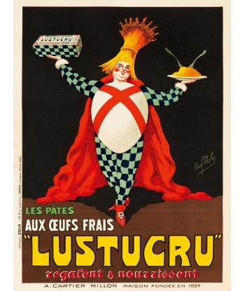 PUB LUSTUCRU PÂTES Ruod-POSTER/REPRODUCTION d1 AFFICHE VINTAGE 2023