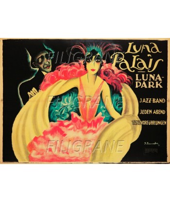 SPECTACLE Lyna PALAIS LUNA PARK Rhvq-POSTER/REPRODUCTION d1 AFFICHE VINTAGE 50-70% off 