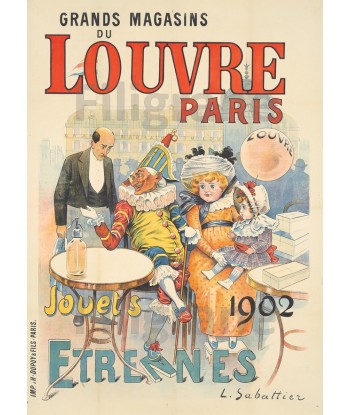 PUB MAGASIN du LOUVRE Rf252-POSTER/REPRODUCTION d1 AFFICHE VINTAGE ouvre sa boutique