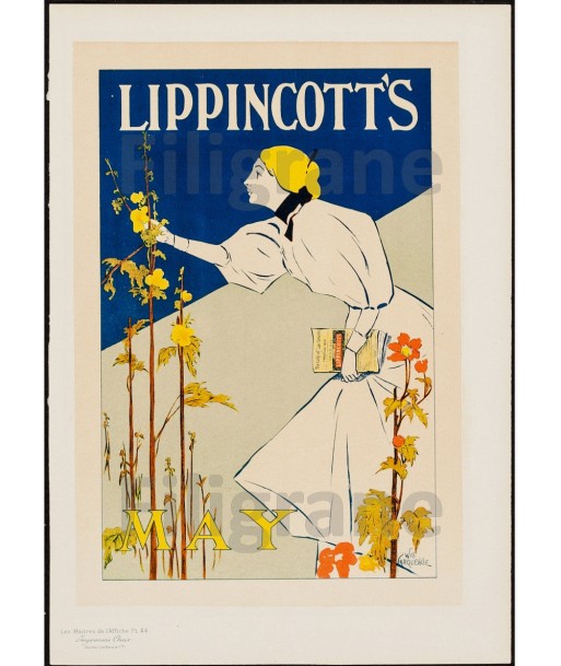 PUB LIPPINCOTT'S Ryib-POSTER/REPRODUCTION d1 AFFICHE VINTAGE Les magasins à Paris et en Île-de-France