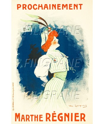 SPECTACLE Marthe RéGNIER Ruvd-POSTER/REPRODUCTION d1 AFFICHE VINTAGE Vous souhaitez 