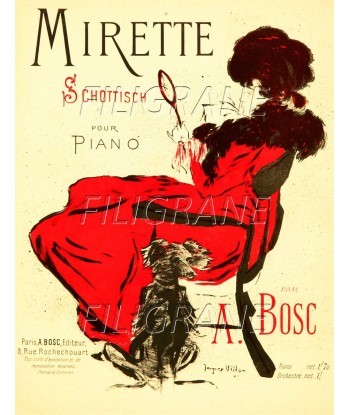 SPECTACLE MIRETTE Rihq-POSTER/REPRODUCTION d1 AFFICHE VINTAGE shop