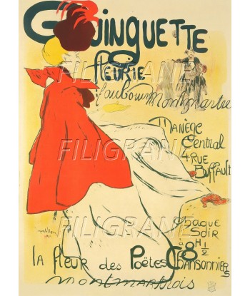 SPECTACLE MONTMARTRE GUINGUETTE Roxh-POSTER/REPRODUCTION d1 AFFICHE VINTAGE de technologie