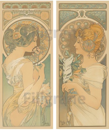 DIVERS MUCHA Roqq-POSTER/REPRODUCTION d1 AFFICHE VINTAGE suggérées chez