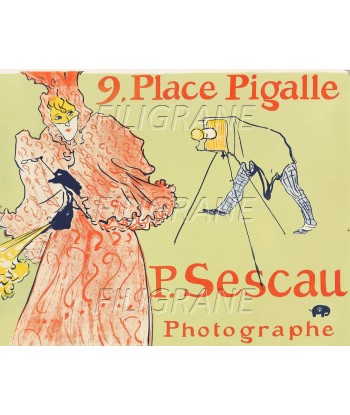 PUB P. SESCAU PHOTOGRAPHE  Rubj-POSTER/REPRODUCTION d1 AFFICHE VINTAGE Pour