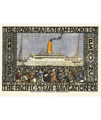 BATEAUX PACIFIC STEAM NAVIGATION  Rqkx-POSTER/REPRODUCTION d1 AFFICHE VINTAGE Découvrez la collection