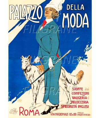 PUB PALAZZO della MODA Rmyv-POSTER/REPRODUCTION d1 AFFICHE VINTAGE rembourrage situé sous