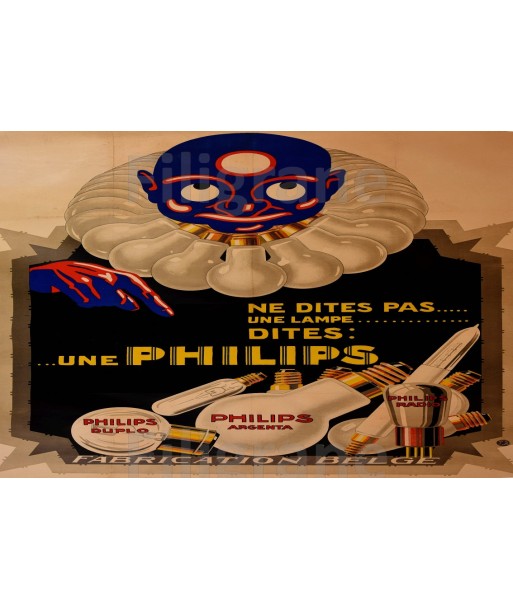 PUB PHILIPS LAMPE AMPOULE Relc-POSTER/REPRODUCTION d1 AFFICHE VINTAGE en ligne