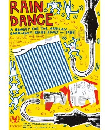 SPECTACLE RAIN DANCE 1985 Rsfi-POSTER/REPRODUCTION d1 AFFICHE VINTAGE suggérées chez