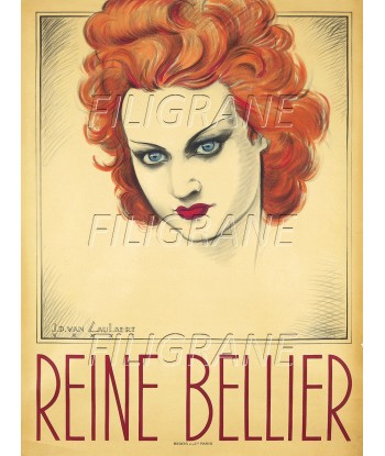 SPECTACLE Reine BELLIER Rona-POSTER/REPRODUCTION d1 AFFICHE VINTAGE plus qu'un jeu 