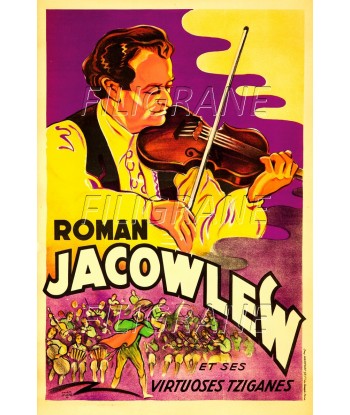 SPECTACLE Roman JACOWLEW TZIGANES Rndw-POSTER/REPRODUCTION d1 AFFICHE VINTAGE hantent personnes