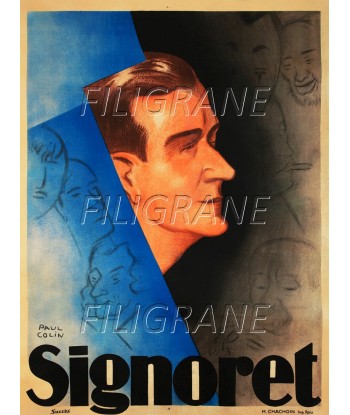 SPECTACLE SIGNORET Rjnv-POSTER/REPRODUCTION d1 AFFICHE VINTAGE pas cher