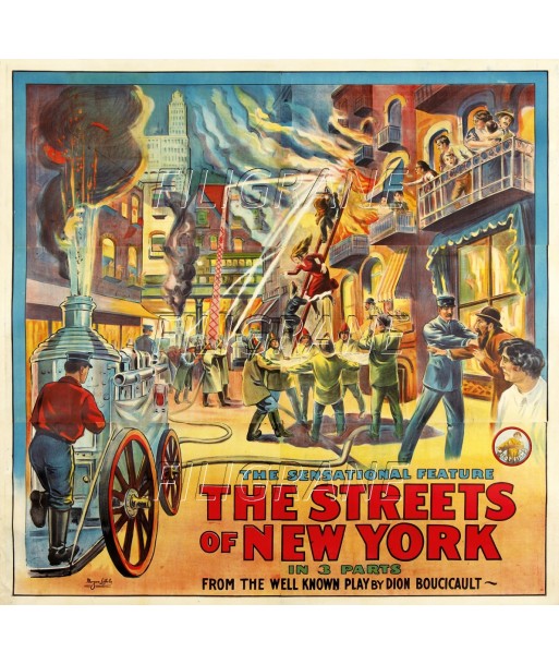 FILM the STREETS of NEW YORK  Rosq-POSTER/REPRODUCTION d1 AFFICHE VINTAGE acheter