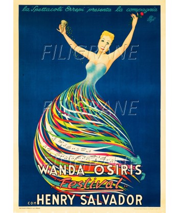 SPECTACLE Wanda OSIRIS Rqck-POSTER/REPRODUCTION d1 AFFICHE VINTAGE offre 