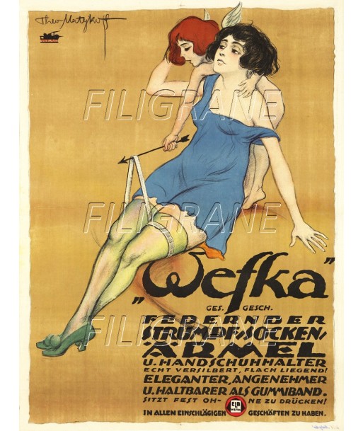 DIVERS WEFKA Rsea-POSTER/REPRODUCTION d1 AFFICHE VINTAGE pas chere