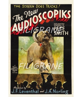 PUB THE NEW AUDIOSCOPIKS Rmon-POSTER/REPRODUCTION d1 AFFICHE VINTAGE À commander