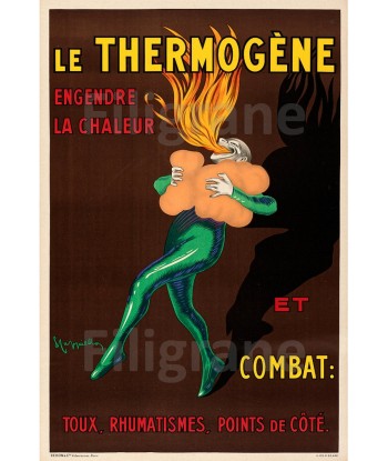 PUB THERMOGèNE Rujw-POSTER/REPRODUCTION d1 AFFICHE VINTAGE Jusqu'à 80% De Réduction