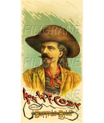 CIRQUE BUFFALO BILL CODY Rcgd-POSTER/REPRODUCTION d1 AFFICHE VINTAGE 2023