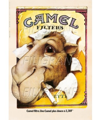 PUB CAMEL CIGARETTES Rrmb-POSTER/REPRODUCTION d1 AFFICHE VINTAGE pas cher 