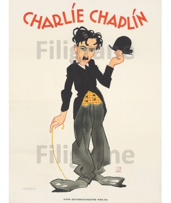 CINéMA CHARLIE CHAPLIN CHARLOT Roev-POSTER/REPRODUCTION d1 AFFICHE VINTAGE Les magasins à Paris