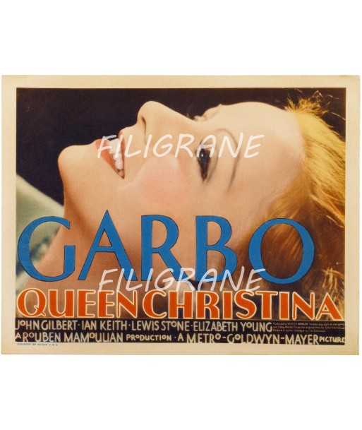 QUEEN CHRISTINA FILM Rjgg-POSTER/REPRODUCTION d1 AFFICHE VINTAGE pas cher 